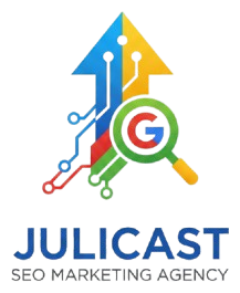 Logo de Julicast, SEO Marketing Agency